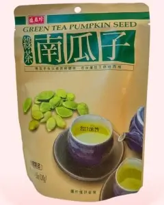 Pipas con sabor a té verde